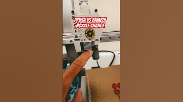 Nothing like a tool-less nozzle change! #3dprinting #bambulab #prusa
