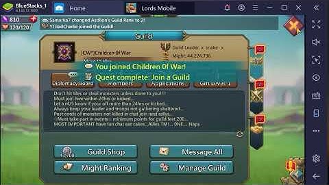 Lords Mobile - Using macros or bots