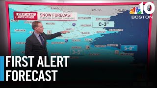 Boston weather forecast: Snow continues overnight