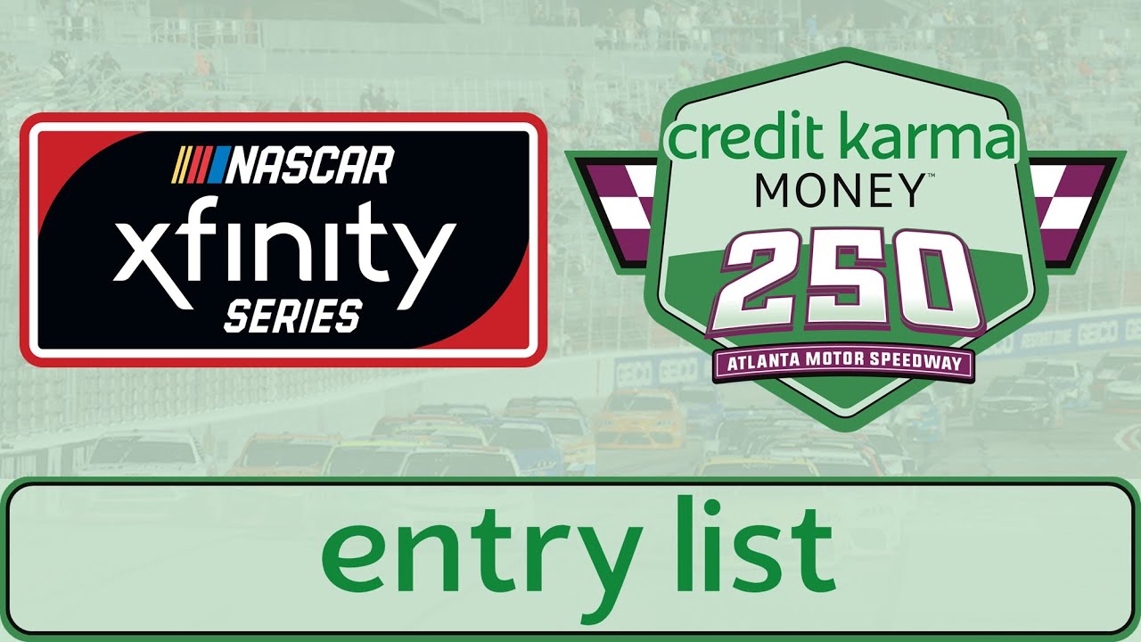 2021 Credit Karma Money 250 Entry List (All Paint Schemes) - YouTube
