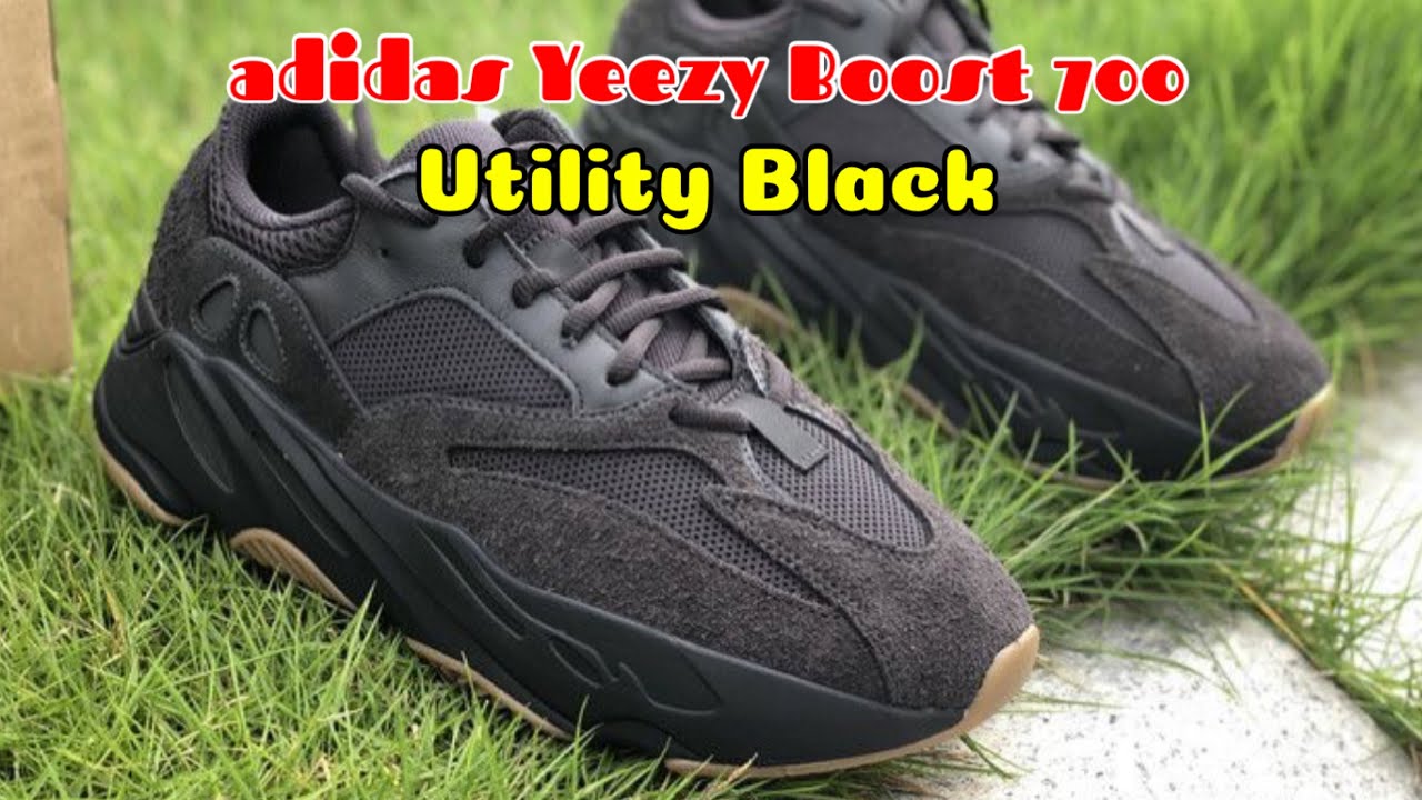 svag Regelmæssighed loft adidas Yeezy Boost 700 Utility Black - YouTube