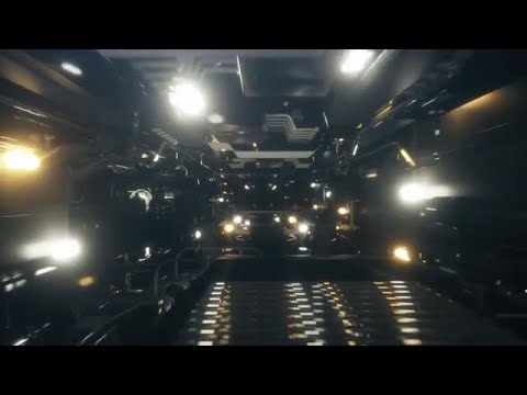 Spaceship Corridor Stock Motion Graphics