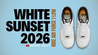 WHITE SUNSET 2026 Nike Air Force 1 Low | DETAILED LOOK + PRICE