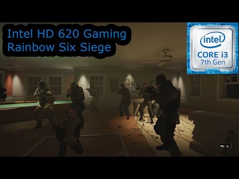 Intel HD 620 Gaming - Rainbow Six Siege - i3-7100U, i5-7200U, i7-7500U, Kaby Lake