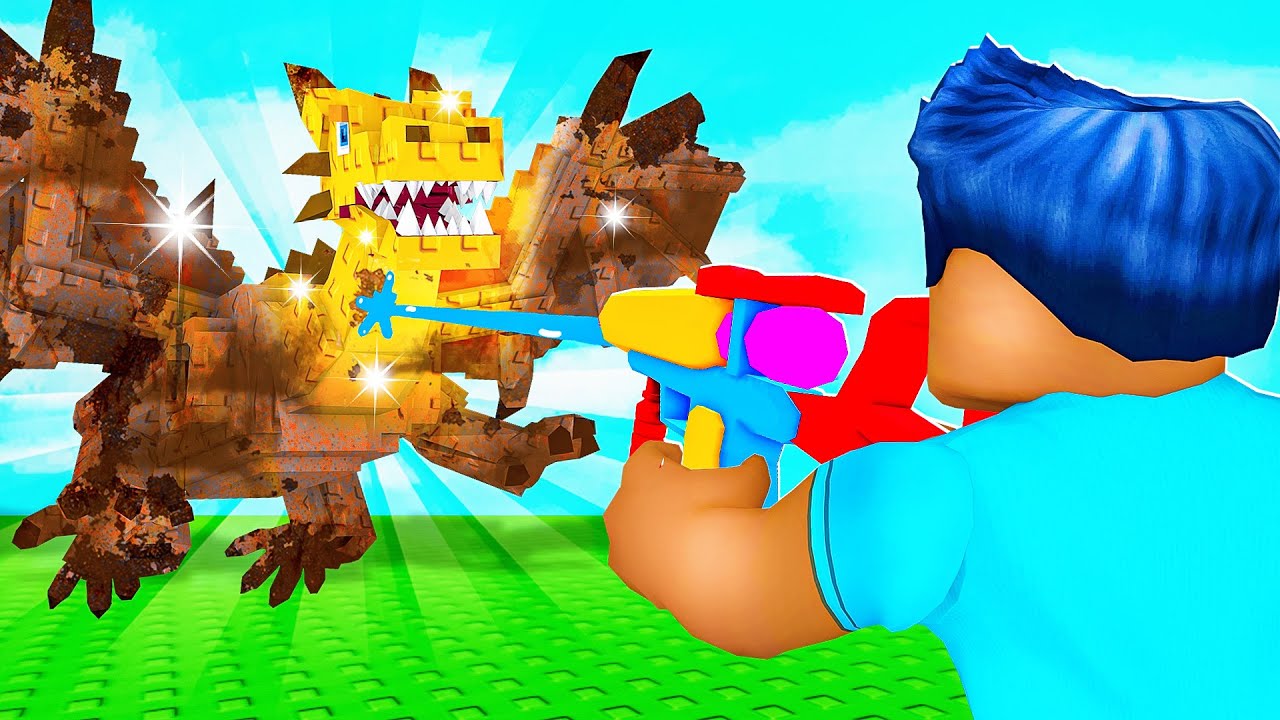 Entrei no SERVIDOR DE LIMPAR BRAINROT no Roblox