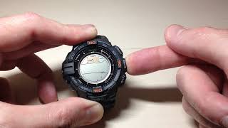 Casio Pro trek (PRG-270): Pressure Change Indicator (Storm Alert)