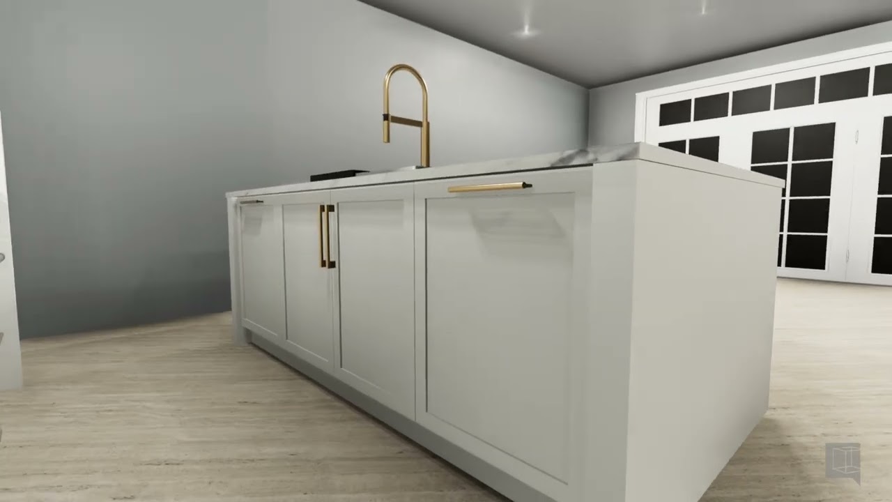 Custom Inset Shaker Kitchen (White)