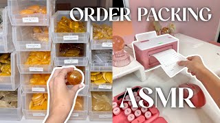 ASMR packing orders for my online crystal shop 💌