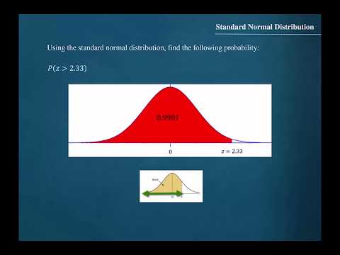 6.1 Area Under Normal Curve Using Table (Example 2) - YouTube