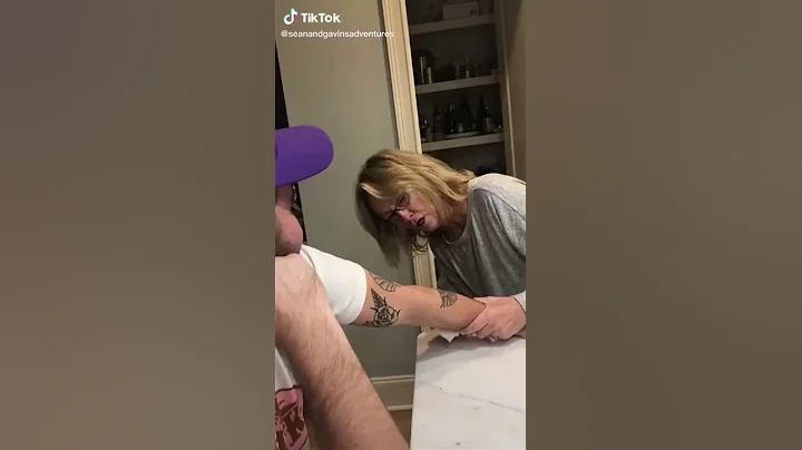 Mom has a breakdown over her sons tattoos
