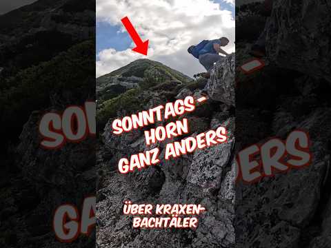 Sonntagshorn mal ganz anders #chiemgau #bergsteigen #alpen #bayern