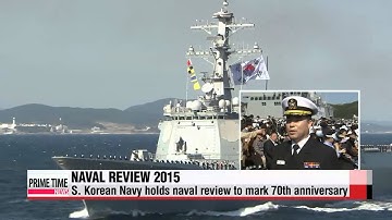 S. Korean Navy holds naval review to mark 70th anniversary   해군 70주년 관함식