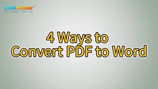 Comprehensive Guide on How to Convert PDF to Word with Ease