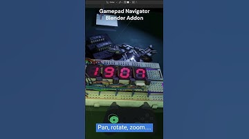 Xbox controller in Blender #b3d #electronics #xbox #blender3d #artist #addon #python #gamepad