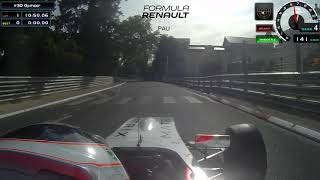 Formule Renault 2.0 hotlap Pau street circuit
