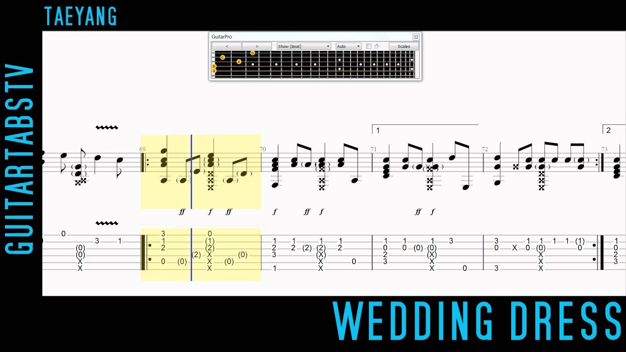 wedding dress taeyang guitar solo fingerstyleimage