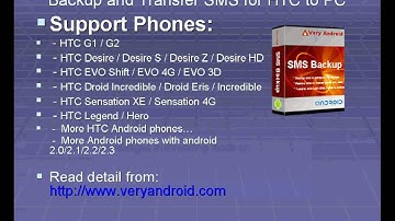 Backup and transfer htc Incredible sms to pc with ease