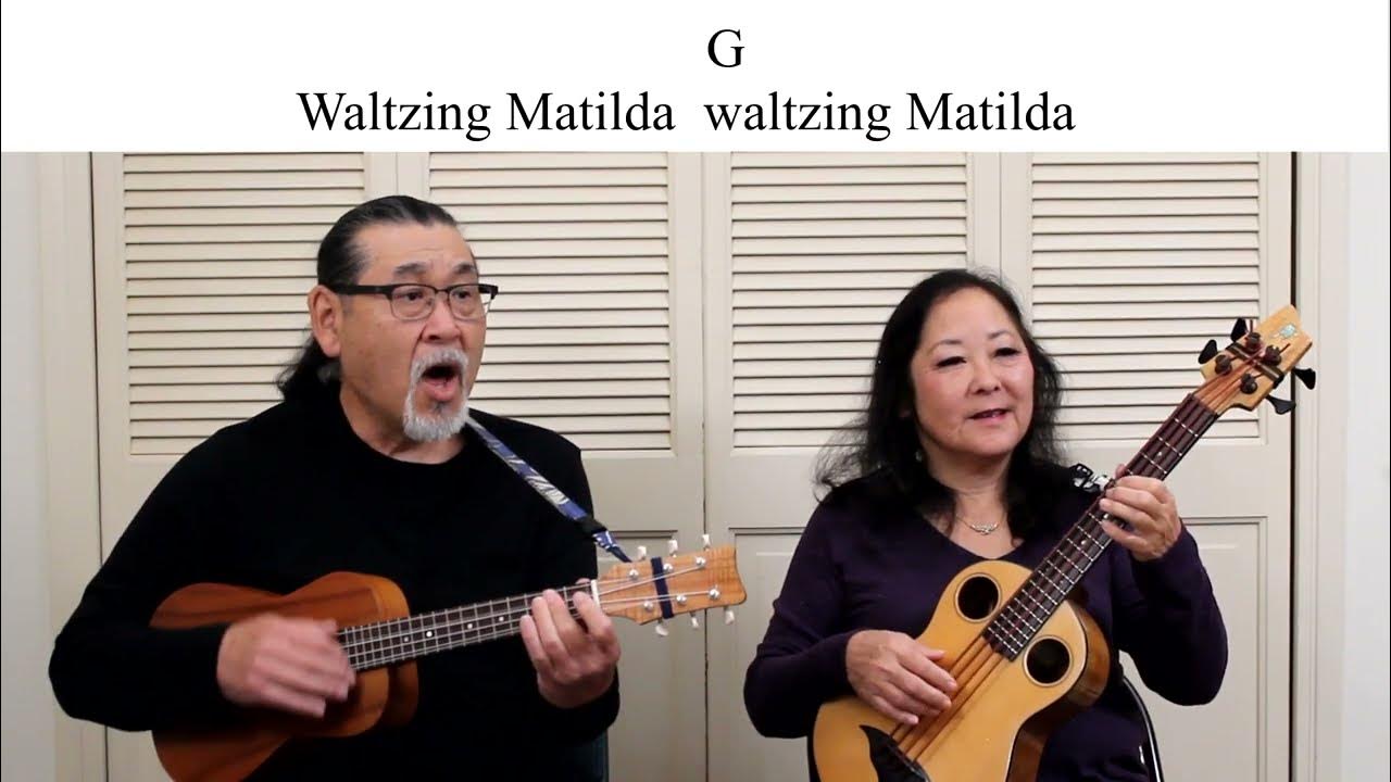Waltzing Matilda Ukulele Play Along Lyrics And Chords On Screen
