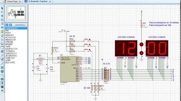 Reloj de 12 horas con PIc16f84a