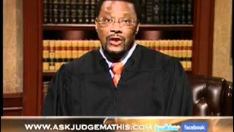Ask Judge Mathis - September 5, 2011