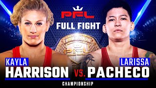 Full Fight | Kayla Harrison vs Larissa Pacheco 2 (Lightweight Title Bout) | 2019 PFL Championship