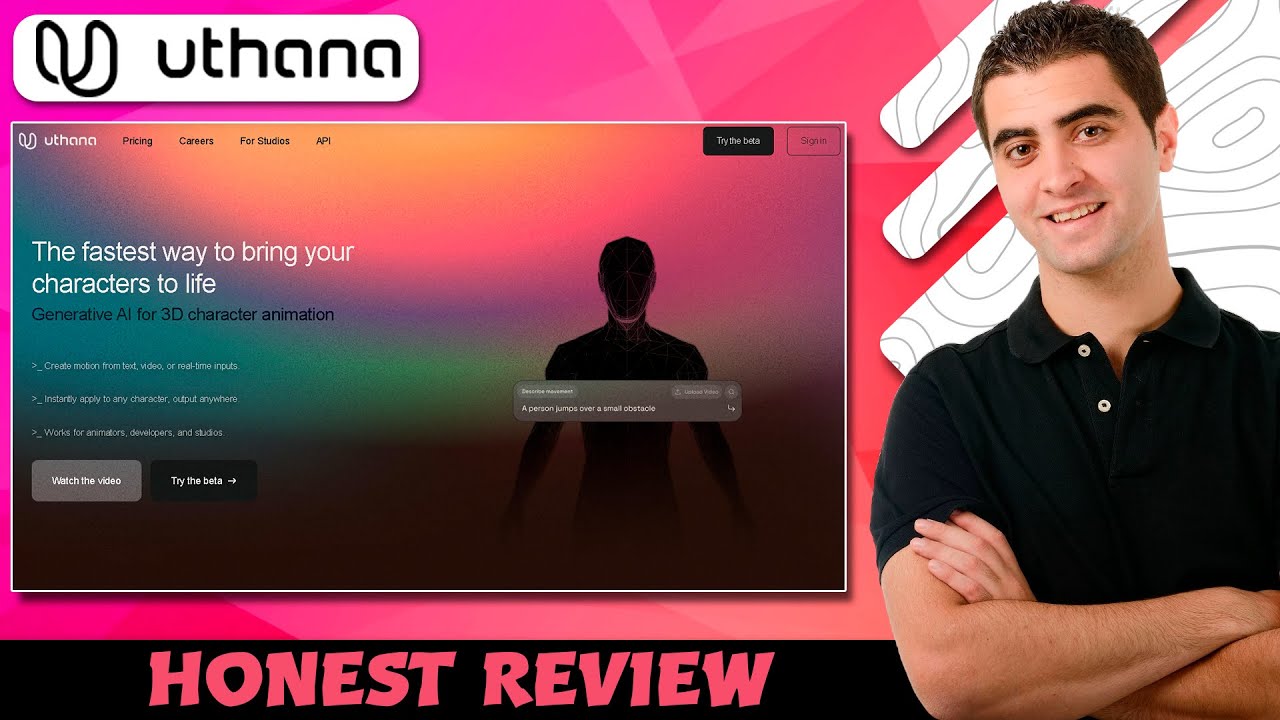 Uthana Ai Honest Review - Best Ai For 3d Character Animation | Demo 2025