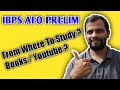 Ibps afo 2021 prelims preparation  youtube channel or books what we should prefer 