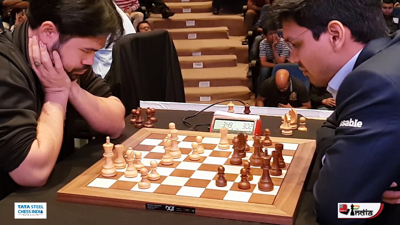 Vishy Anand vs Magnus Carlsen  Tata Steel Chess India Blitz 2019 