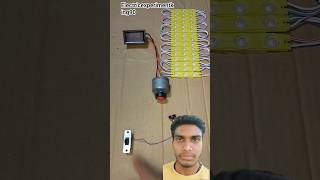 Mini Drone Motor se Electricity Generate | 15 LED Light Test 😱 #Shorts #dcmotor #innovation #project