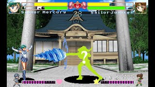 Sailor Jupiter Double Axle 12th Frame Pixel Art Conversion From Breakers To Arcade Style For Mugen