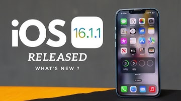 iOS 16.1.1 Released | See what