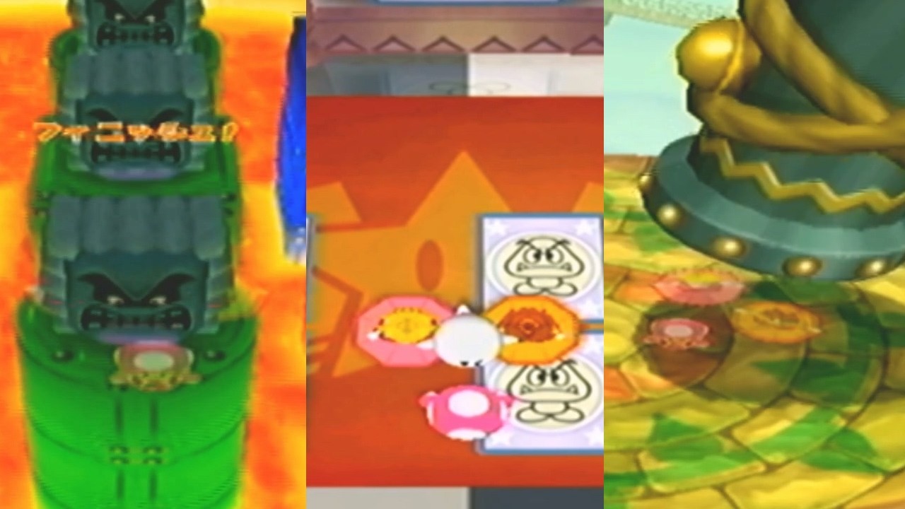 【flattened】MarioParty7 Toadette Squished Minigames キノピコ ミニゲーム 平面化