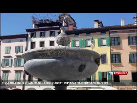 RISSA TRA MINORI STRANIERI NON ACCOMPAGNATI IN PIAZZA MATTEOTTI | 20/04/2024