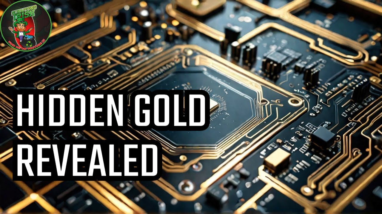 where is the gold hidden on a circuit board - YouTube