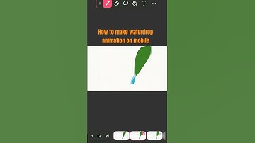 How to make waterdrop animation on mobile // in flipaclip  #ahorts #flipaclip #shortsfeed
