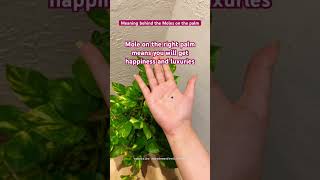 Moles on hand meaning| mole on the right palm| mole on left palm| palmistry