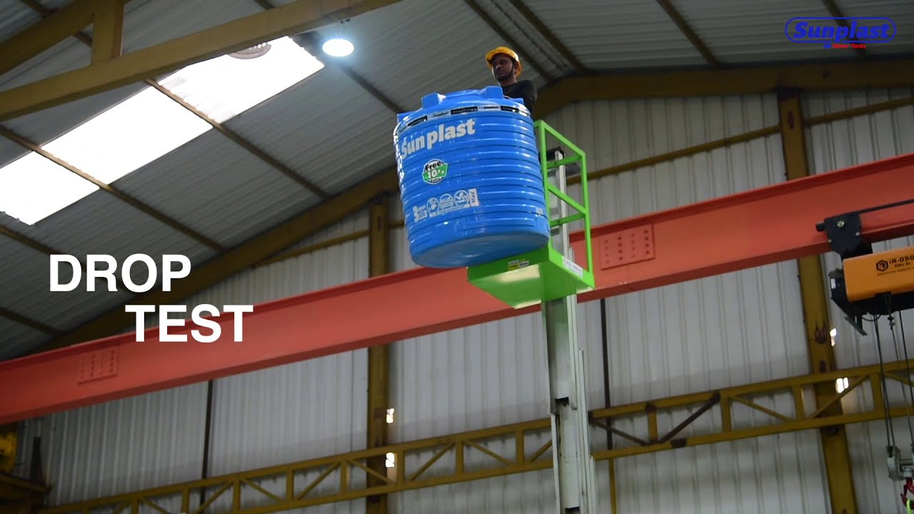 Sunplast Water Tanks - Drop Test
