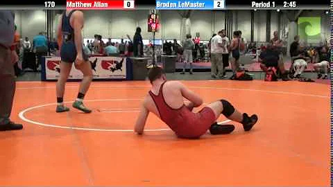 Men 170 - Matthew Allan vs. Broden LeMaster