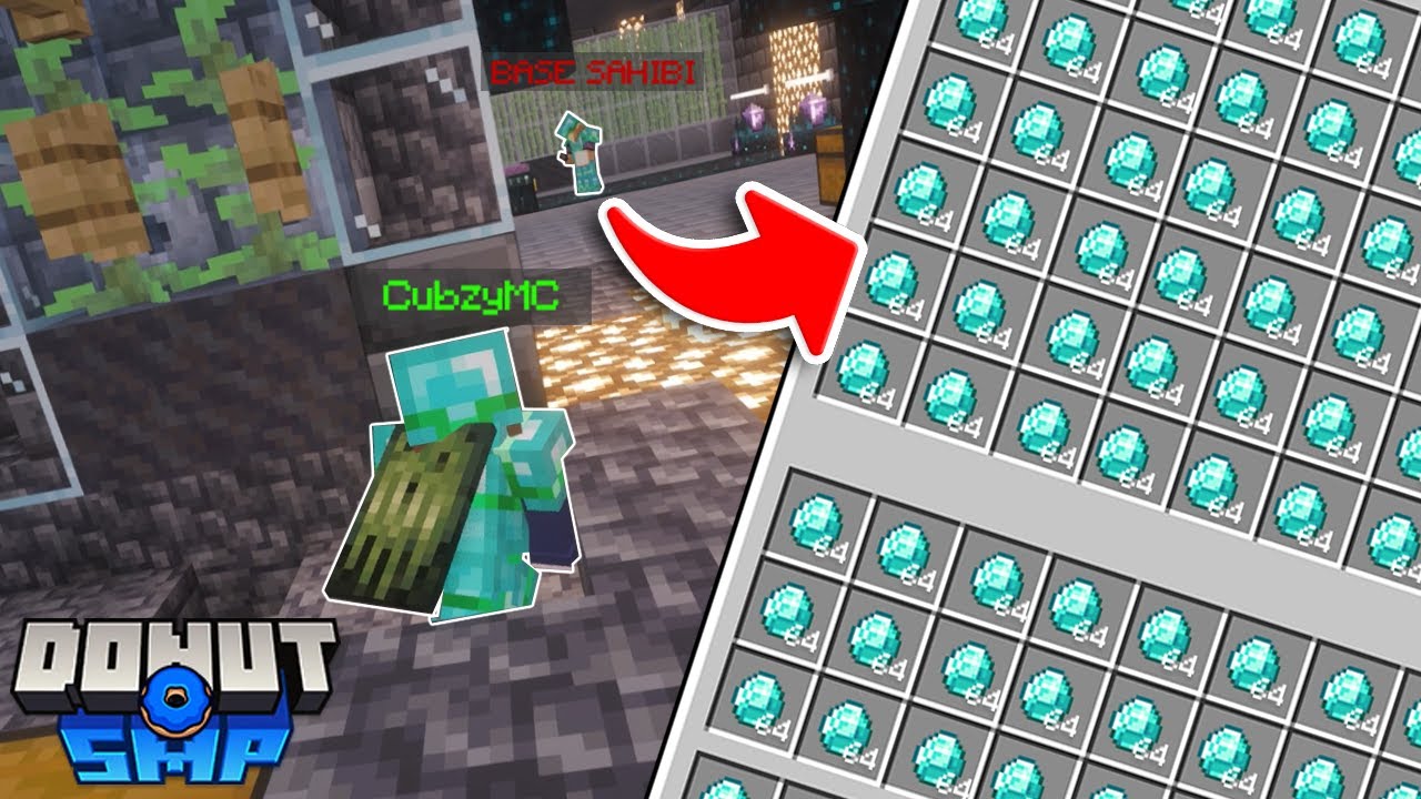 DONUT SMP 1. BÖLÜM | Sıfırdan 10 Milyara! Base Bastım, Fişek Farm Yolunda 🚀