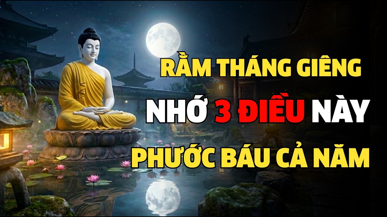 Rằm Tháng Giêng Giữ Phước Suốt Cả Năm – 3 Điều Phải Nhớ Để Gia Đạo Bình An - Lời Phật Dạy