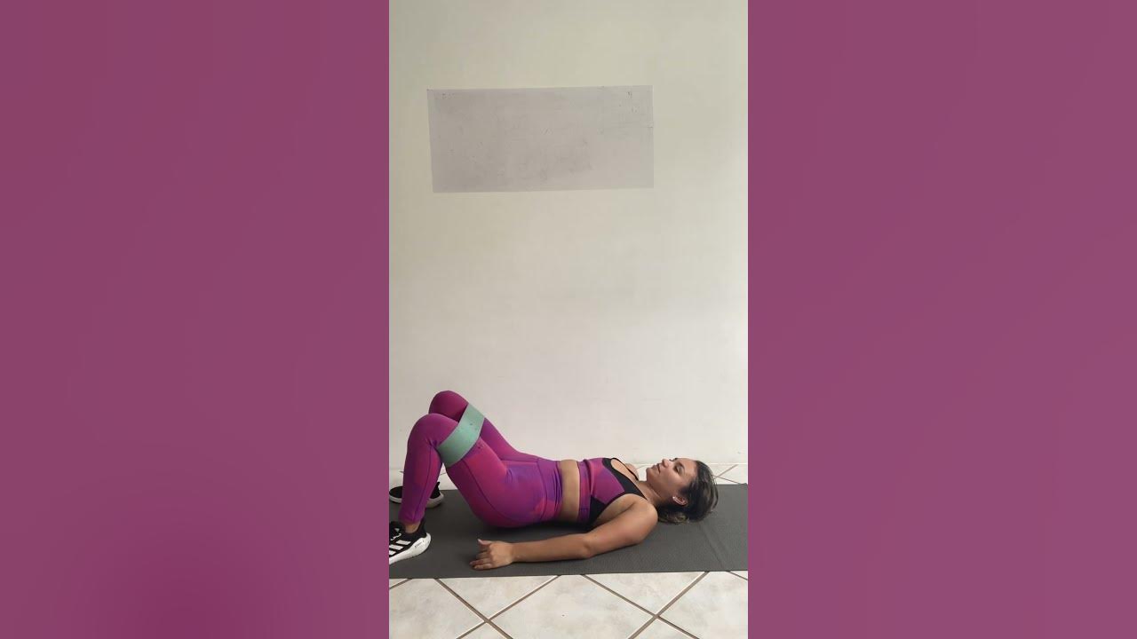 Glute bridges +hip abduction YouTube