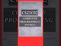 Computer Programming Python(CS25C02)#cs25c02#python #computerprogramming #1stsemester#regulation2025