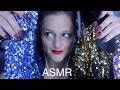 ASMR | 3 Sequined Dresses in the Closet (No Talking) | Fake Nails, Glittering Sequins, Fabric Sounds