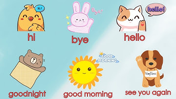 Dạy bé học tiếng Anh nói: Xin chào - Tạm biệt | Hello - Goodbye | Oh Vui Kids