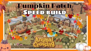 Pumpkin Patch // Speed Build // Animal Crossing New Horizons