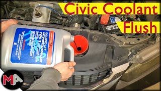 Honda Civic Radiator Coolant Antifreeze Flush