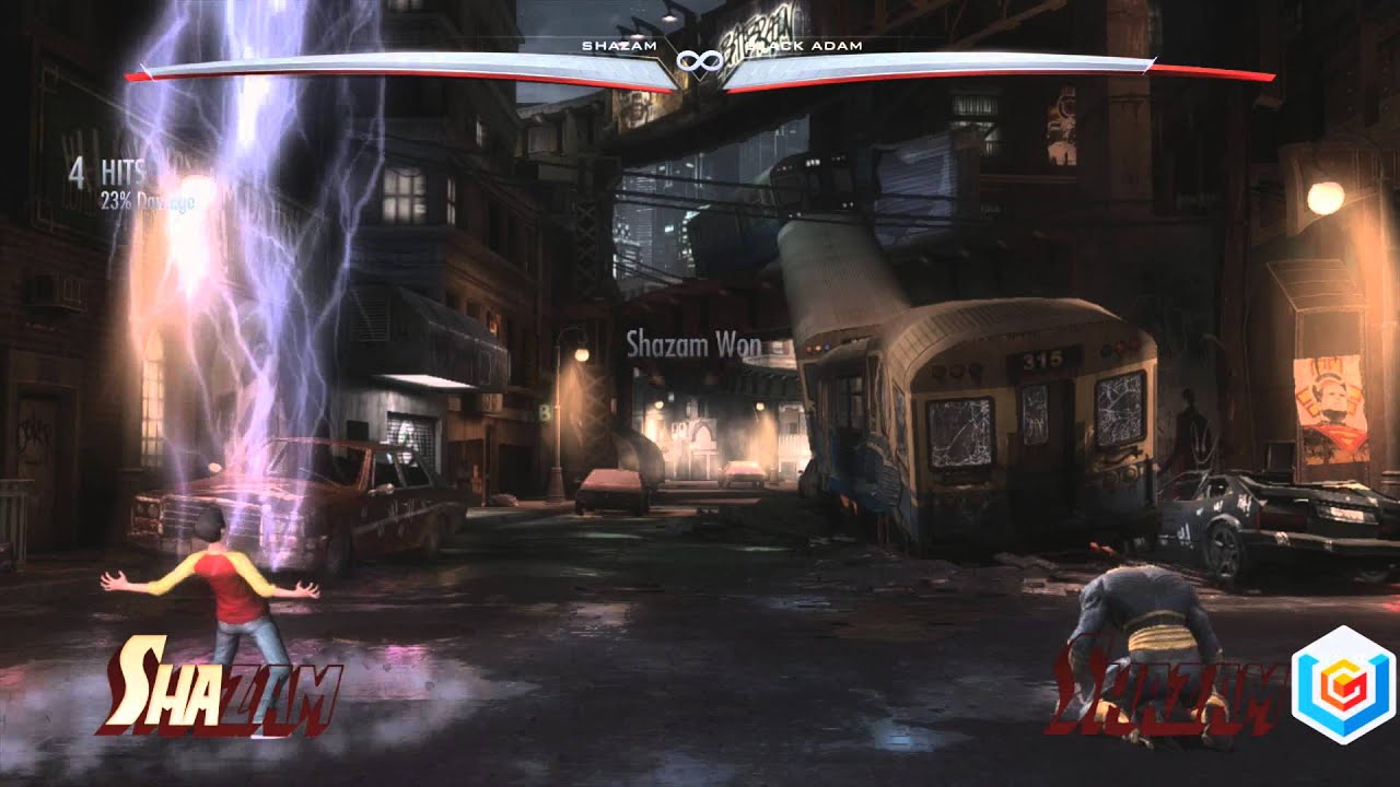 Injustice Gods Among Us Walkthrough -- Shazam S.T.A.R Lab Mission 49 -- 3 Stars Guide