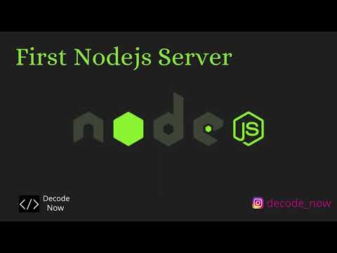 First Node.js Server | HTTP