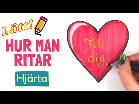 Video: Hur Man Ritar Ett Hjärta