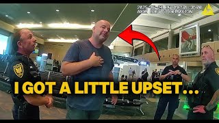 Man Goes INTO RAGE After Flight Delays; WRECKS Airport Property!